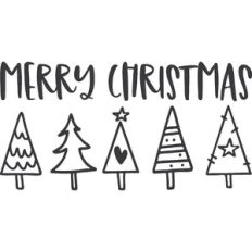 Merry Christmas and Trees