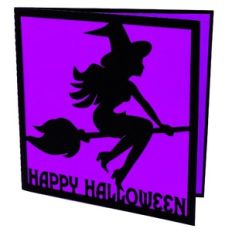 Halloween Witch Card