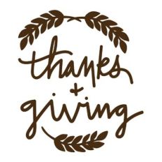 Thanks + giving