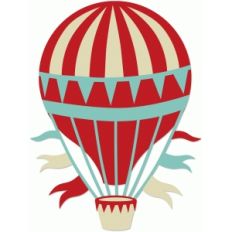 vintage hot air balloon