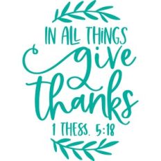 in all things give thanks