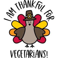 I am thankful for vegetarians