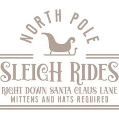 north pole sleigh rides