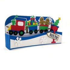 Christmas Train Slimline Box Card