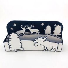 WinterForest Scene Slimline Box Card