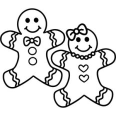 Gingerbread Man and Woman