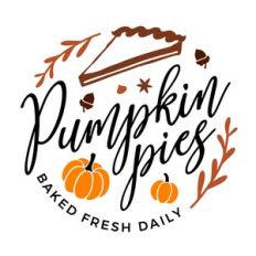 Pumpkin Pies Baked Fresh Daily