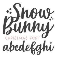BFC Snow Bunny Script Font