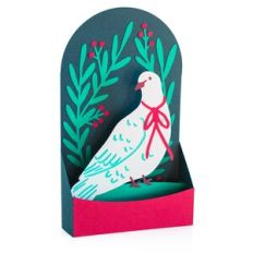 Christmas Dove Box Card
