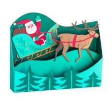 Santa’s Christmas Sleigh Box Card