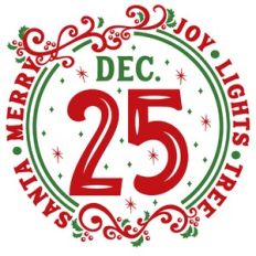 December 25 Circle