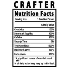 Crafter Nutrition Label