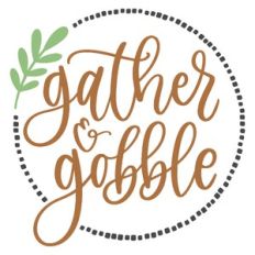 Gather and Gobble Circle Design