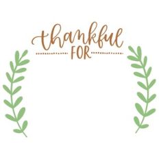 Thankful For Circle Design Wreath