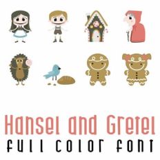 Hansel and Gretel Full Color Font