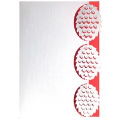 Pine Cones 3D Lace Edged Card