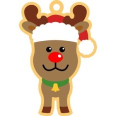 christmas reindeer ornament