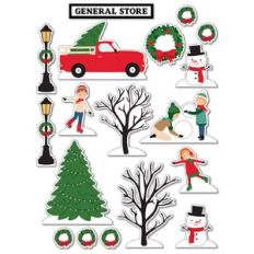 Chipboard Village Christmas Add-On