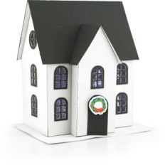 3D House Chipboard Village Manor