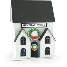 3D House Chipboard Village General Store