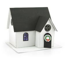 3D House Chipboard Village Cottage