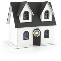 3D House Chipboard Village Farmhouse