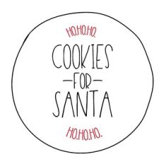 Cookies for Santa Plate