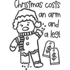 Christmas Costs Gingerbread Man