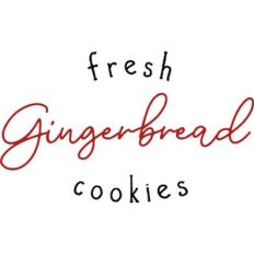 Fresh Gingerbread Cookies