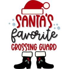 Santa's Favorite Crossing Guard