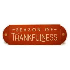 Plaque Season of Thanksgiving Long