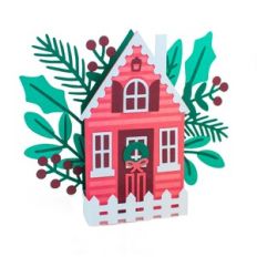 Holiday Cottage Box Card