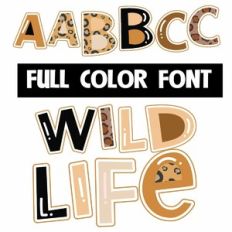 Wild Life Color Font
