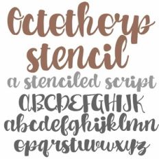 PN Octothorp Stencil