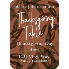 Thanksgiving Invite Watercolor