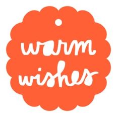 Warm Wishes Tag