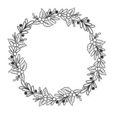 Mistletoe wreath