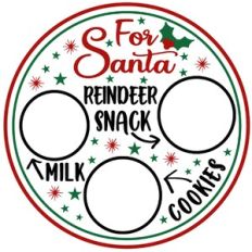 Santa Christmas Plate