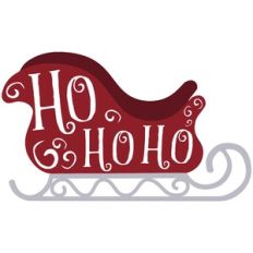 Ho Ho Ho Santa's Sleigh