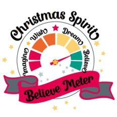Christmas Spirit Believe Meter