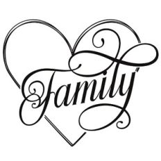 Family Heart Word