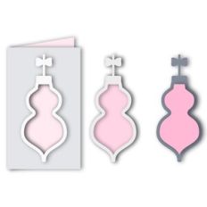 bauble cutout window card