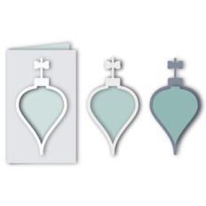 bauble cutout window card