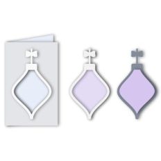 bauble cutout window card