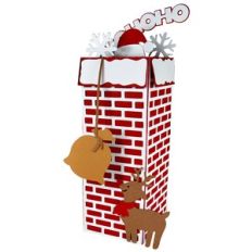 Hoisting Santa’s Sack - Card in a Box