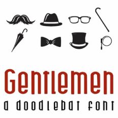Gentlemen Doodlebat Font