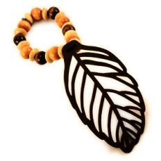 Leaf Outline Charm for Napkin Ring