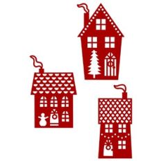 Festive Christmas Houses
