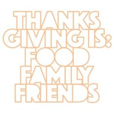 thanksgiving is