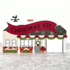 Christmas House Box Card